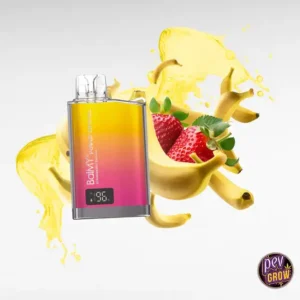 BALMY POWER CRYSTAL STRAWBERRY BANANA WIEDERAUFLADBARE KAPSEL (8000 ZÜGE)